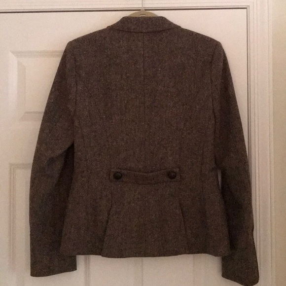 Jack Wills Mallalieus veste tweed femme 10 vert laine country hacking
